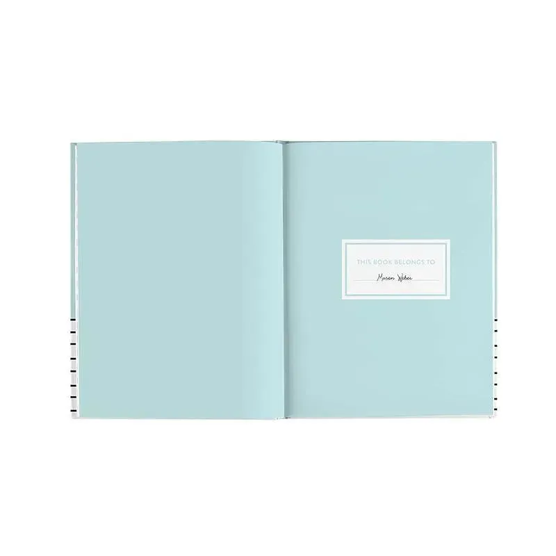 Pearhead Baby 1st Year Memory Book Hello Handsome - Blue - Image 3