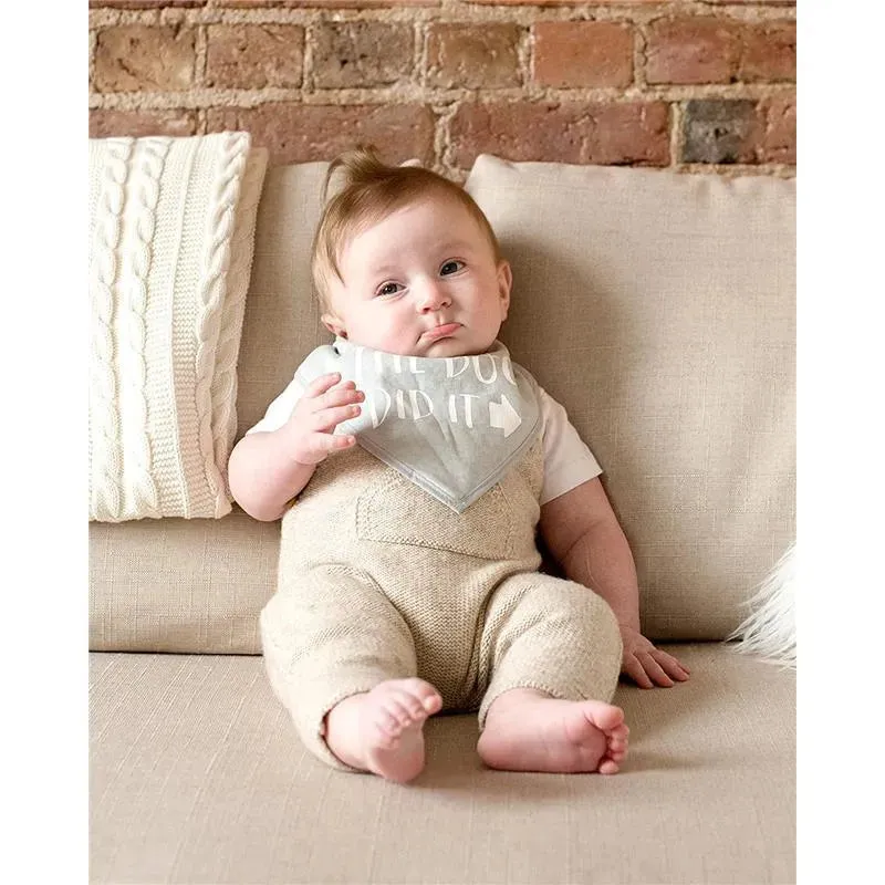Pearhead Baby And Pet Bib Set, Gray - Image 3
