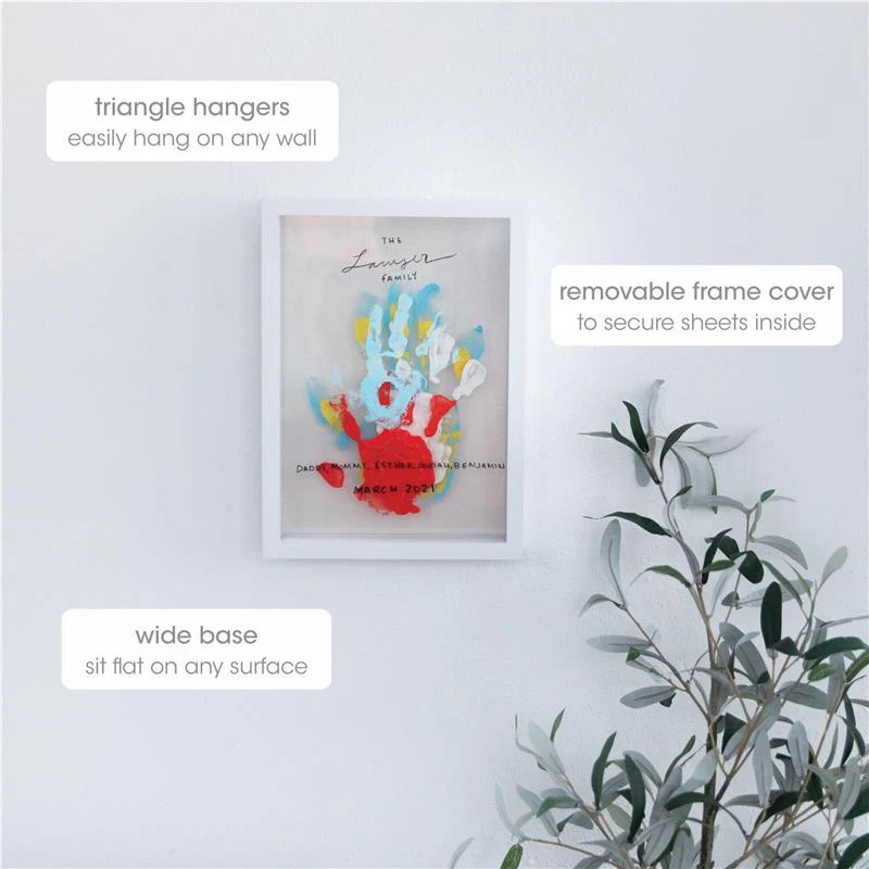 Pearhead - Clear Family Print Frame And Paint Kit - Image 3