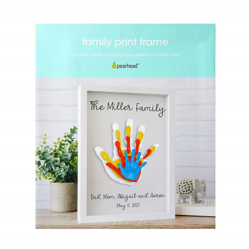 Pearhead - Clear Family Print Frame And Paint Kit - Image 7