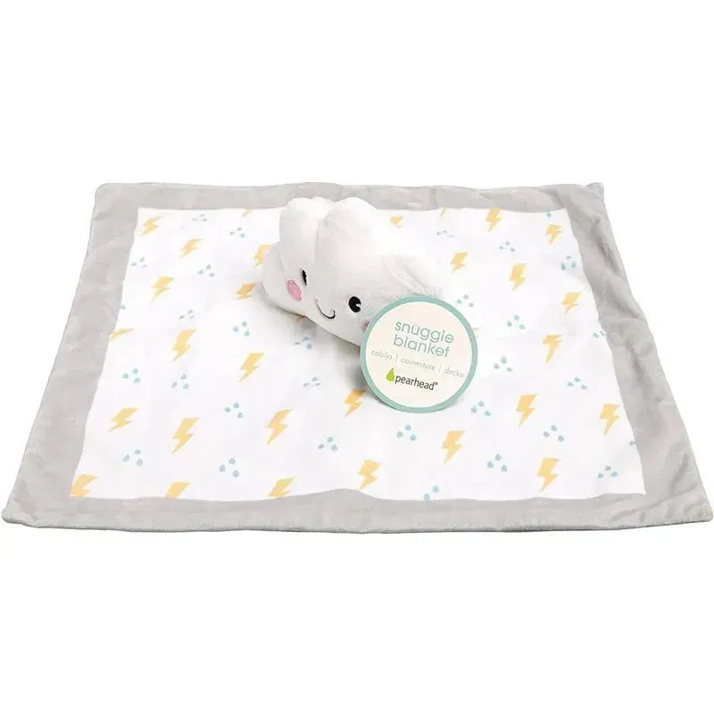 Pearhead - Cloud Security Blanket, Soft Baby Lovey for Babies, White Cloud Lovey - Image 3
