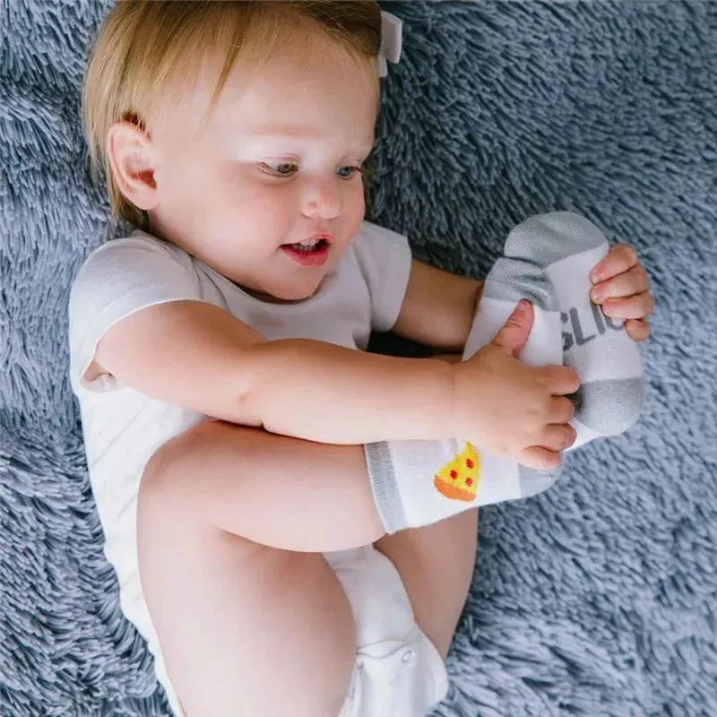 Pearhead Daddy & Me Matching Pizza Sock Set - Image 7