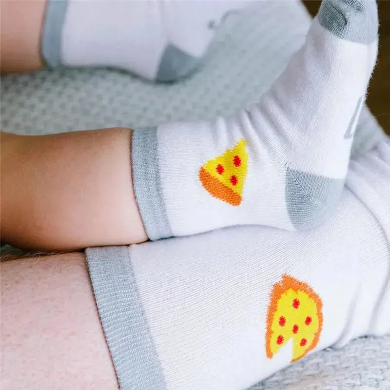 Pearhead Daddy & Me Matching Pizza Sock Set - Image 8