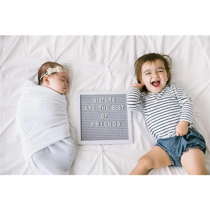 Pearhead - Felt 10X10 Letterboard Set, Gray - Image 5