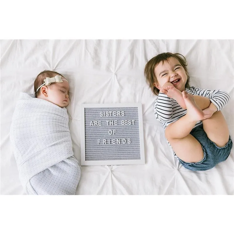 Pearhead - Felt 10X10 Letterboard Set, Gray - Image 6