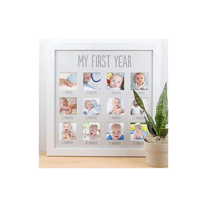 Pearhead - First Year Baby Photo Frame, White - Image 5