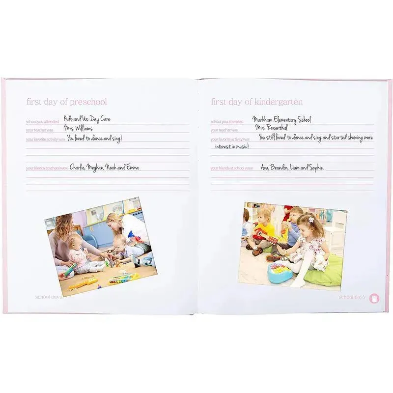 Pearhead - Linen Baby Memory Book and Clean-Touch Ink Pad - Image 3