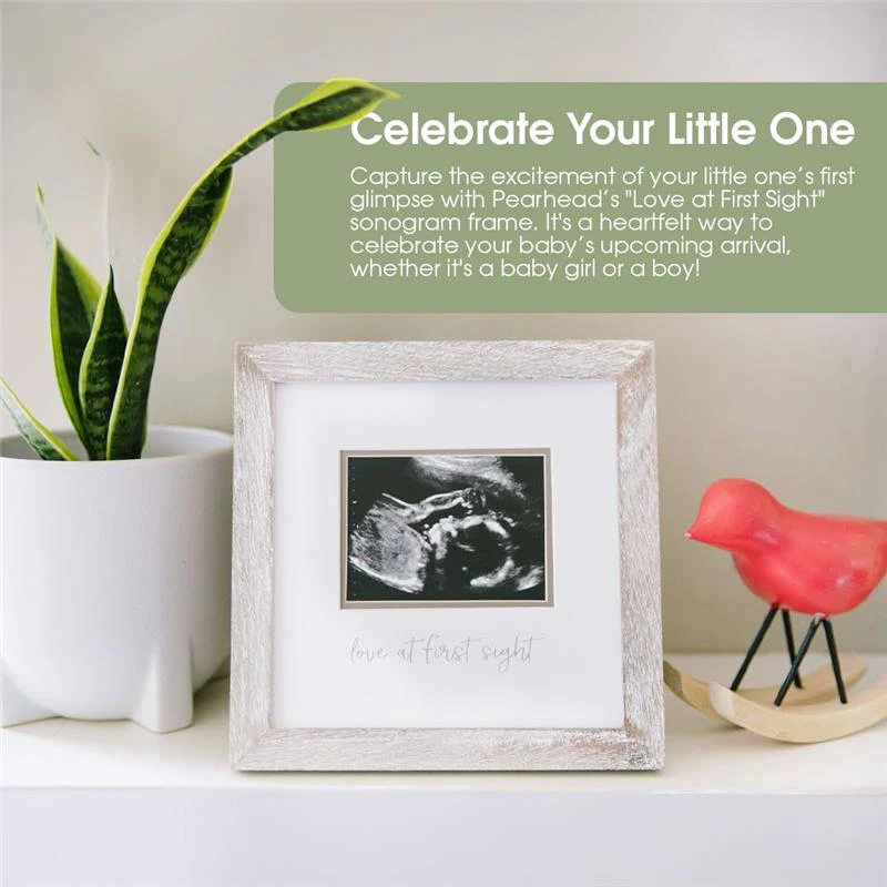 Pearhead - Love at First Sight Sonogram Picture Frame, Gender Neutral - Image 3