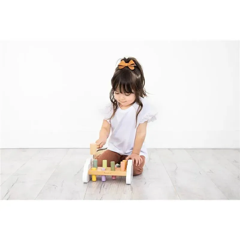 Pearhead - Montessori Hammer Bench Toy, Pounding and Hammering Wooden Toy for Ages 1+ Years - Image 7