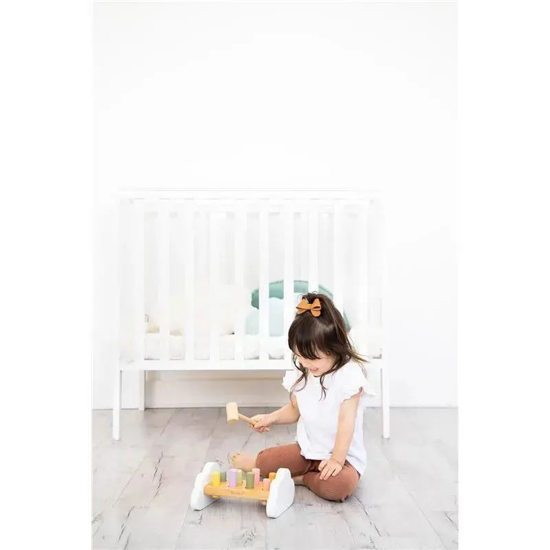 Pearhead - Montessori Hammer Bench Toy, Pounding and Hammering Wooden Toy for Ages 1+ Years - Image 9