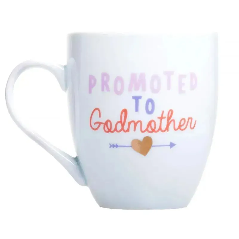 Pearhead - Promoted To Godmother Mug