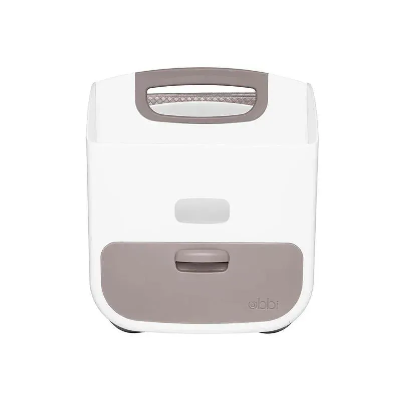 Pearhead - Ubbi Portable Diaper Caddy and Changing Mat, Diaper Storage, Taupe - Image 4