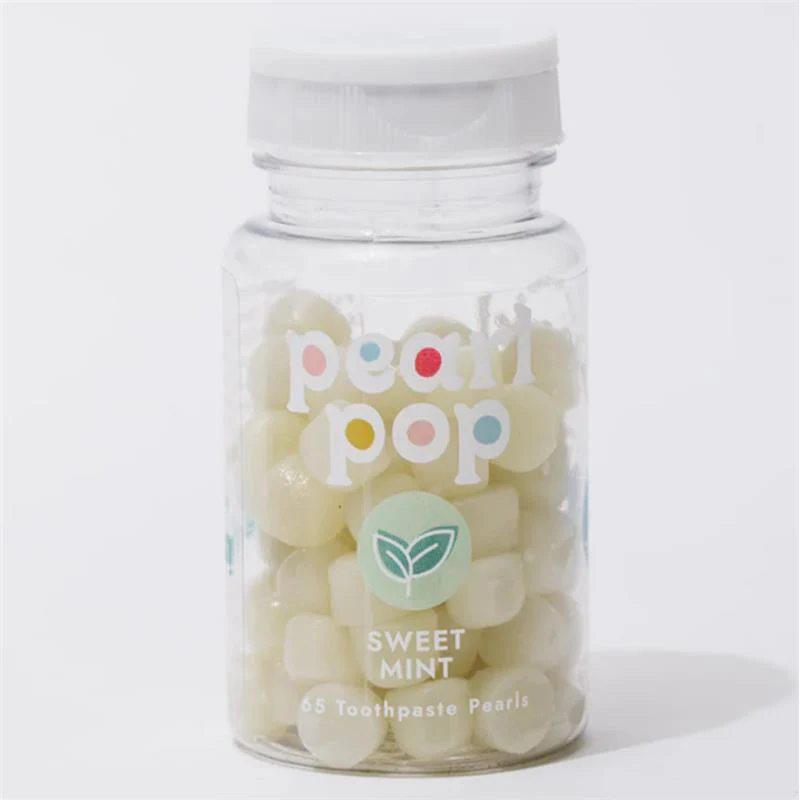 Pearl Pop - Sweet Mint Toothpaste Pearls, Made With Nano-Hydroxyapatite