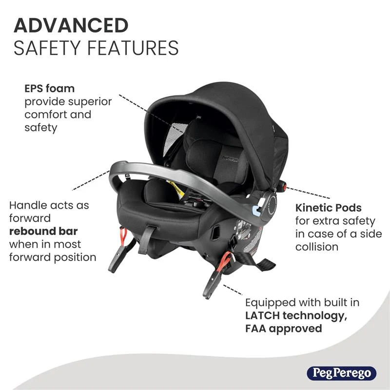 Peg Perego - City Loop Infant Car Seat & Stroller Combo with Primo Viaggio 4-35 Urban Mobility Infant Car Seat - Image 5