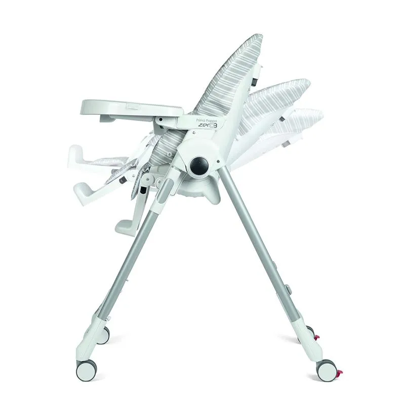 Peg-Perego - Prima Pappa Zero 3 High Chair, Linear Grey - Image 6