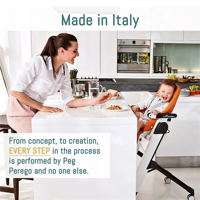 Peg Perego - Siesta High Chair, Ice-Light Grey - Image 8
