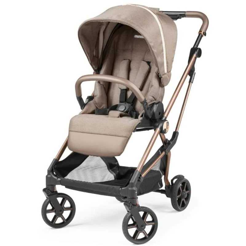 Peg-Perego - Vivace Single Stroller, Mon Amour (Beige & Pink)