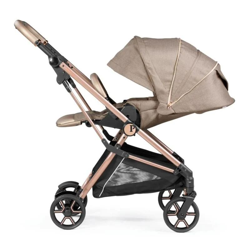 Peg-Perego - Vivace Single Stroller, Mon Amour (Beige & Pink) - Image 3