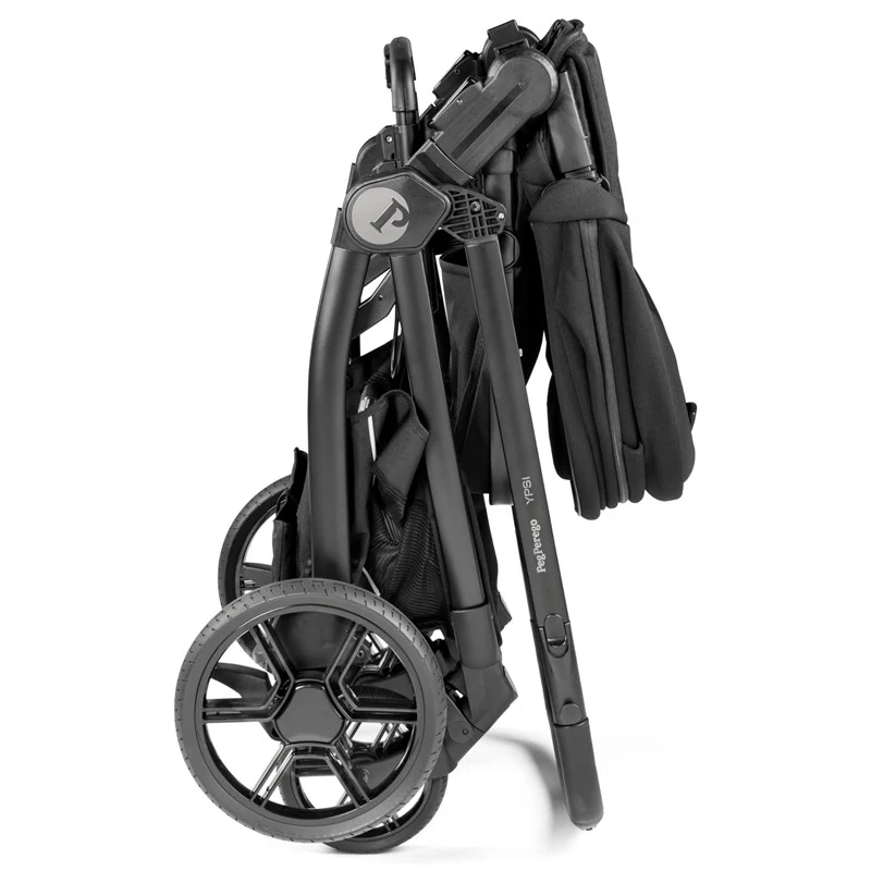 Peg Perego Ypsi New – Single to Double Stroller – True Black (Black) - Image 4