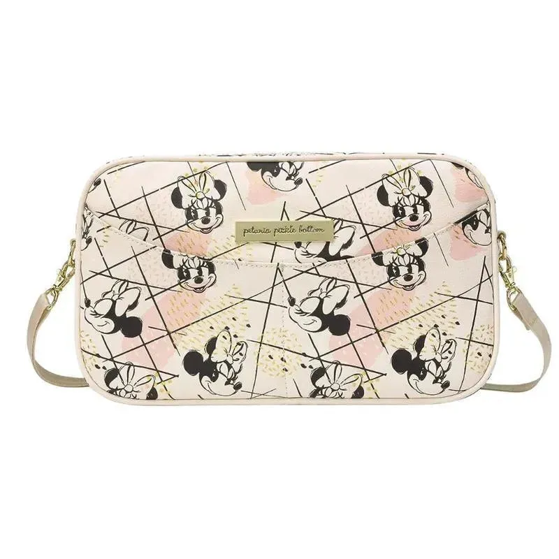 Petunia - Companion Diaper Clutch, Shimmery Minnie Mouse