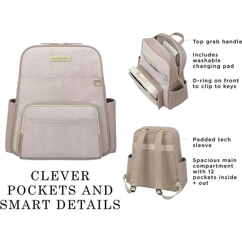 Petunia - Sync Backpack, Grey Matte Cable Stitch - Image 2