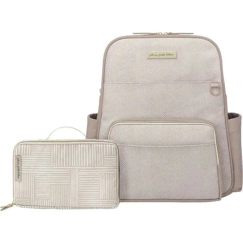 Petunia - Sync Backpack, Grey Matte Cable Stitch - Image 4