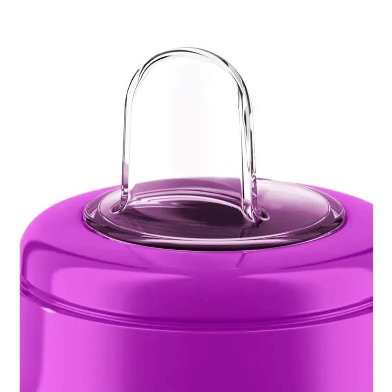 Avent - 2Pk My Easy Sippy Cup, Pink/Purple, 9Oz - Image 4