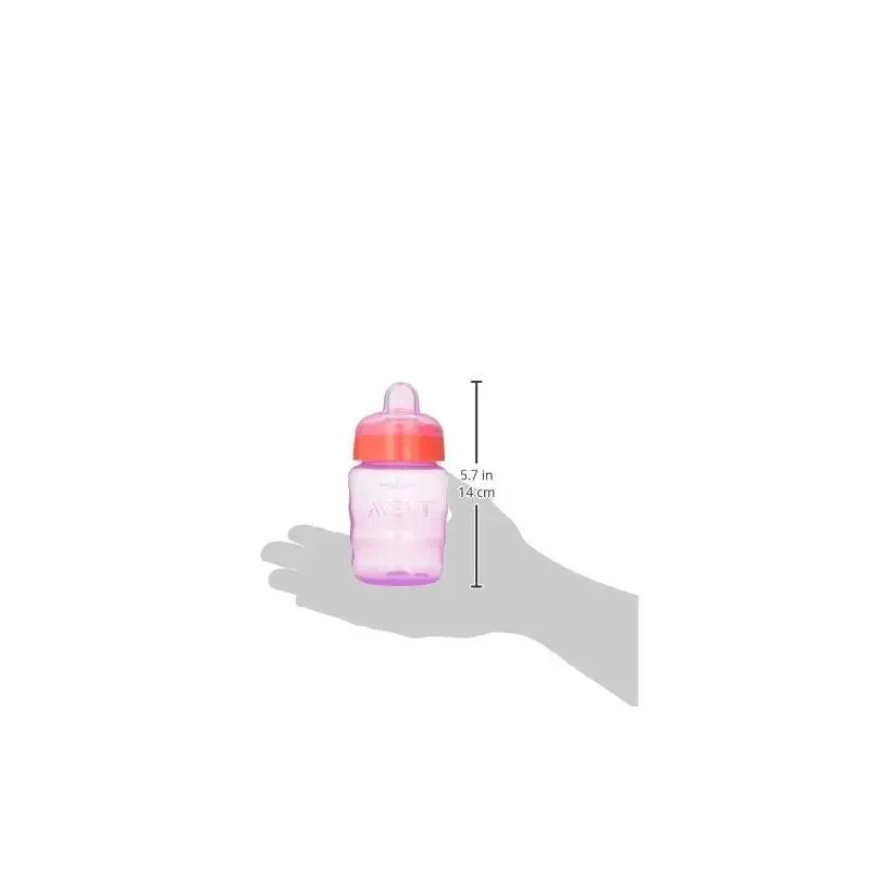 Avent - 2Pk My Easy Sippy Cup, Pink/Purple, 9Oz - Image 5