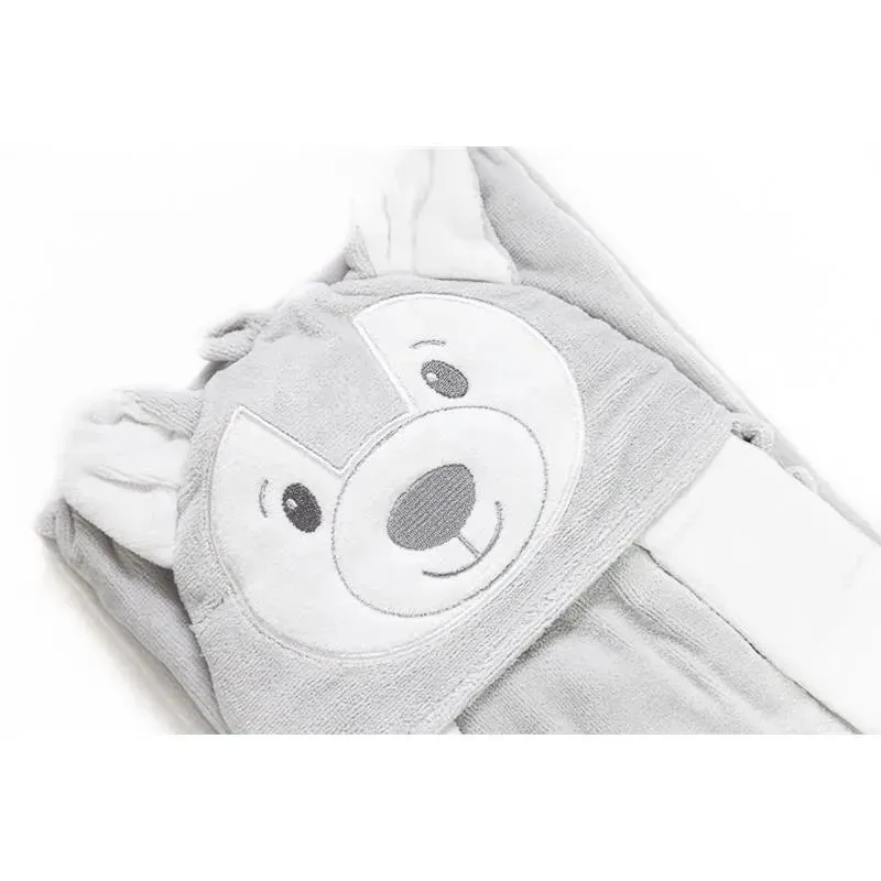 Piccolo Bambino 4pc Sheep Baby Hooded Towel,Baby Mittens & Washcloths Set - Image 2