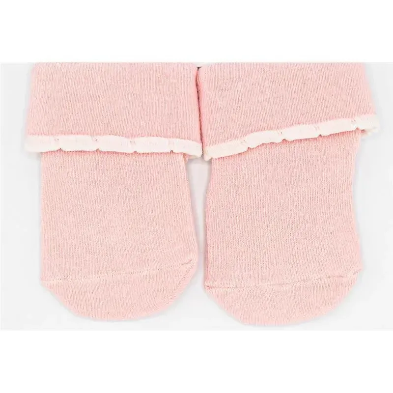 Piero Liventi Pink Cuffs Baby Girl Socks - Image 2
