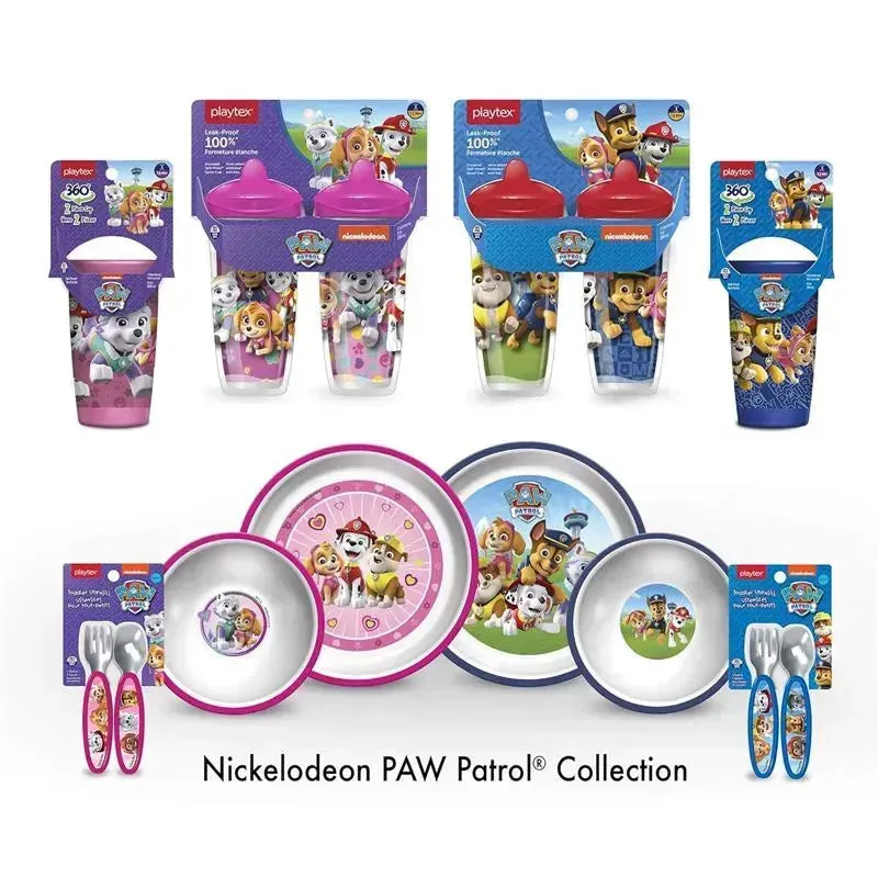 Playtex - Baby Mealtime Paw Patrol Plates for Girls, 2 Pack - Image 4