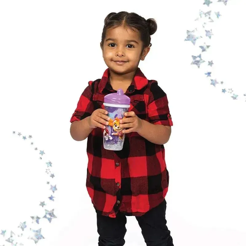 Playtex - Baby Sipsters Stage 3 PAW Patrol Sippy Cups, Spill-Proof, Leak-Proof, Insulated, Glitter, Girl, 9 Oz, 1 Count - Image 3