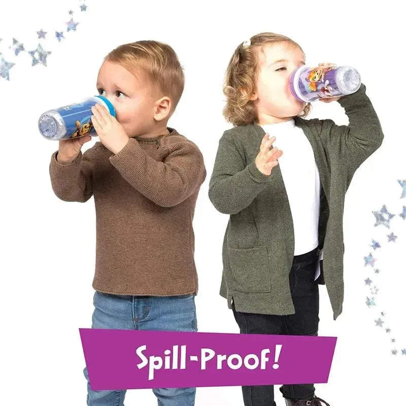 Playtex - Baby Sipsters Stage 3 PAW Patrol Sippy Cups, Spill-Proof, Leak-Proof, Insulated, Glitter, Girl, 9 Oz, 1 Count - Image 4