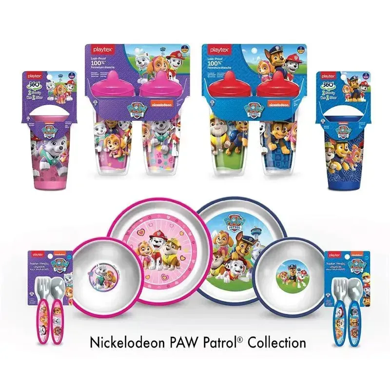 Playtex - Sipsters Stage 3 Paw Patrol Spill-Proof, Leak-Proof, Break-Proof Spout Cup for Boys, 9 Ounce, Pack of 2, Red - Image 4