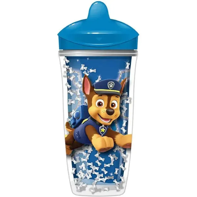 Playtex - Sispsters, Stage 3 Paw Patrol Glitter Spout Cup, Spill-Proof, Leak-Proof, Break-Proof, 9 Ounce - Image 3