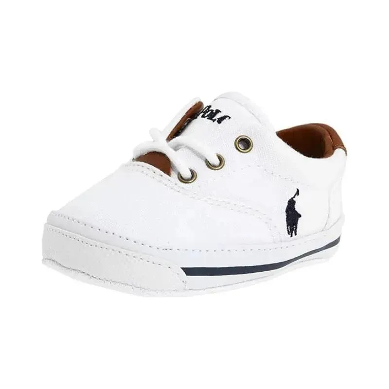 Polo Ralph Lauren Baby - Basic Vaughn White Canvas Sneaker