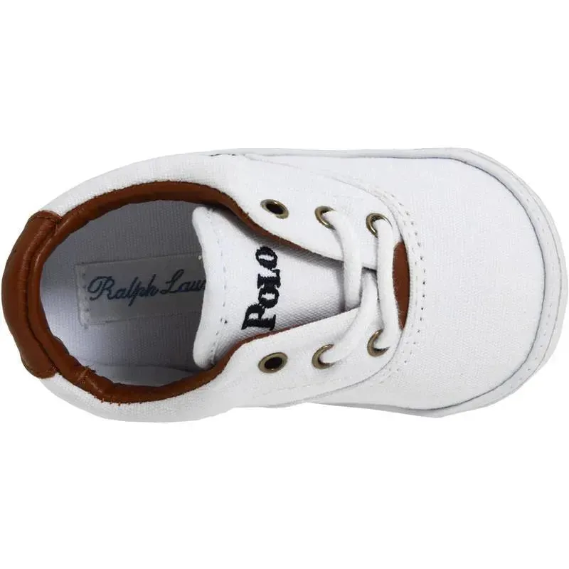 Polo Ralph Lauren Baby - Basic Vaughn White Canvas Sneaker - Image 2