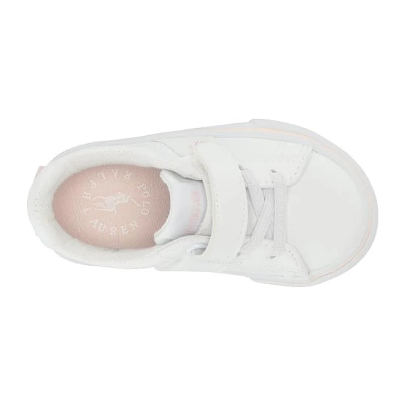 Polo Ralph Lauren Baby - Girl Shoes White Tumbled With Light Pink - Image 6