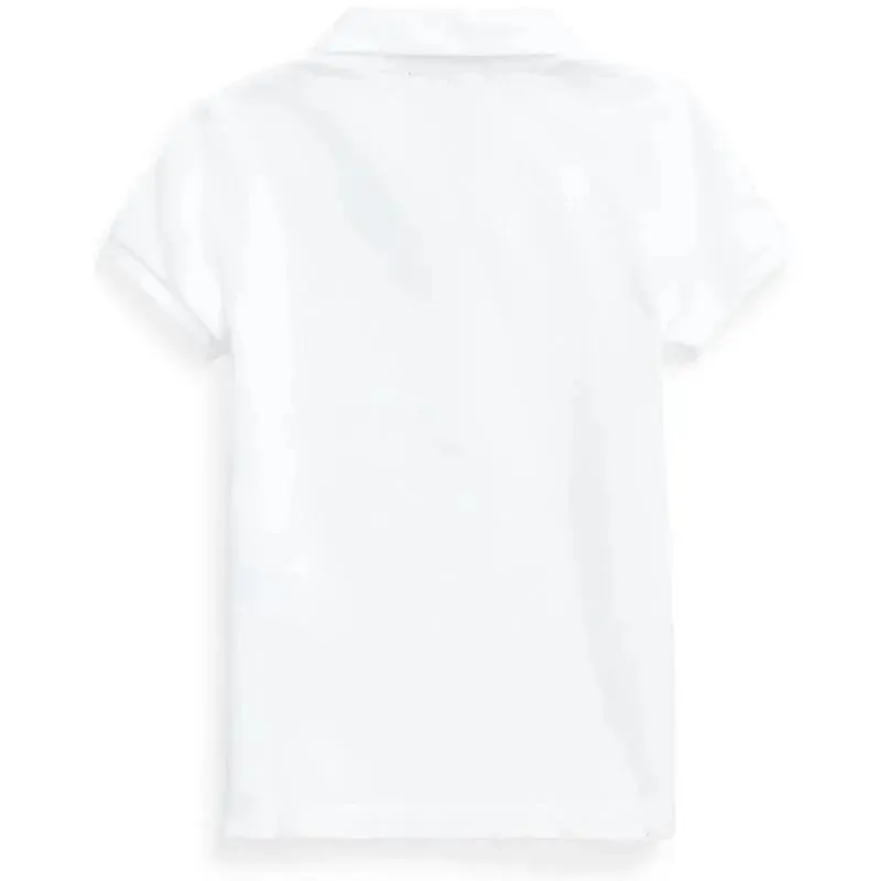 Polo Ralph Lauren Baby - Short-Sleeve Stretch Mesh Polo, White - Image 2