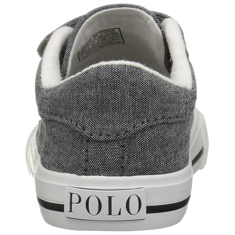 Polo Ralph Lauren Kids' Easton Ii Ez Sneaker Grey - Image 3