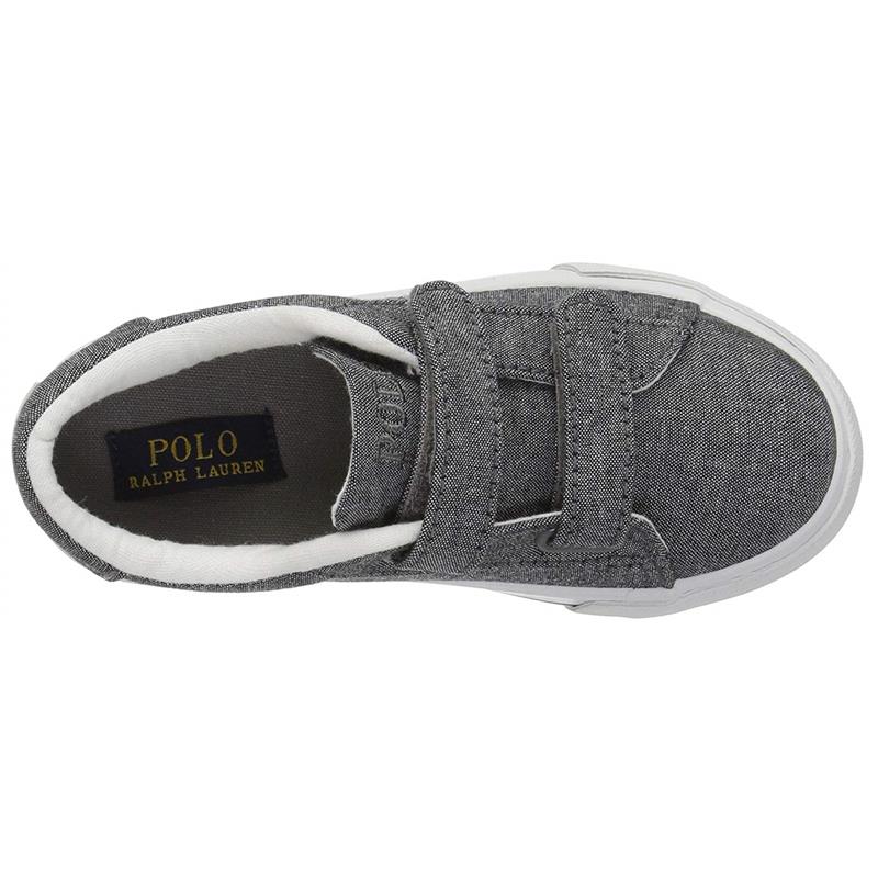Polo Ralph Lauren Kids' Easton Ii Ez Sneaker Grey - Image 4