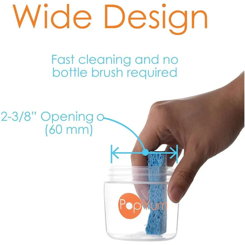 Pop Yum - Baby Bottle Starter Set 4 Pack, Orange - Image 6