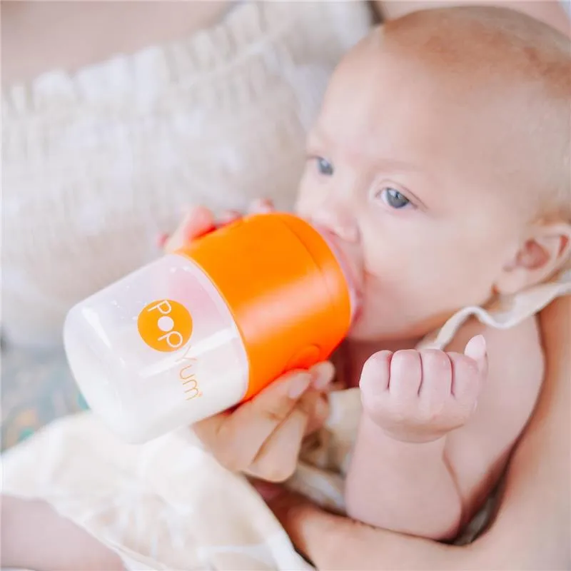 Pop Yum - Baby Bottle Starter Set 4 Pack, Orange - Image 9