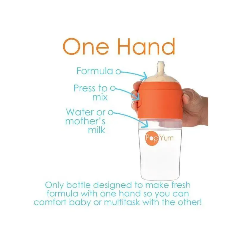 Popyum - Anti-Colic Formula Making Baby Bottle, 2Pk, 9 Oz - Image 4
