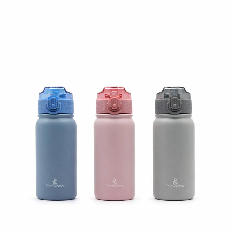 Primo Passi 12 oz Kids Insulated Straw Water Bottle, Blue - Image 6