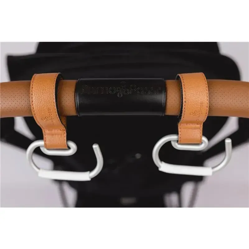 Primo Passi - 2Pk Leather Stroller Hook Camel - Image 3