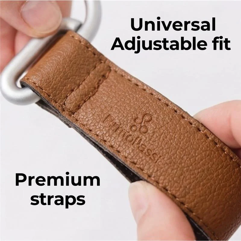 Primo Passi - 2Pk Leather Stroller Hook Camel - Image 6