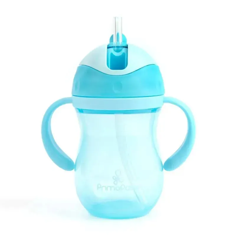 Primo Passi - 9 Oz Blue Straw Cup - Image 3