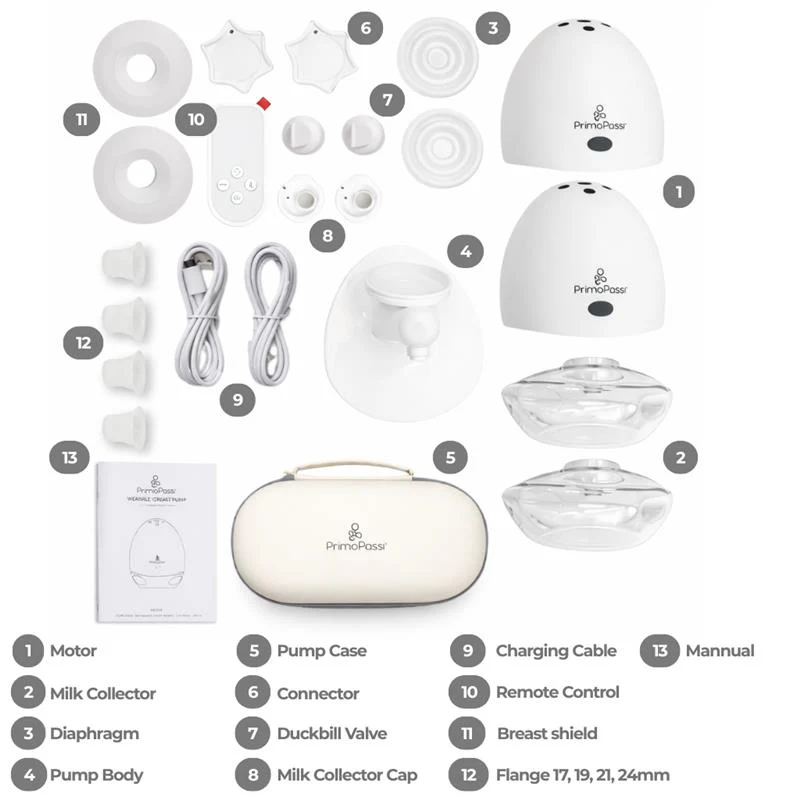 Primo Passi Double Electric Hands-Free Breast Pump with Case - Image 7