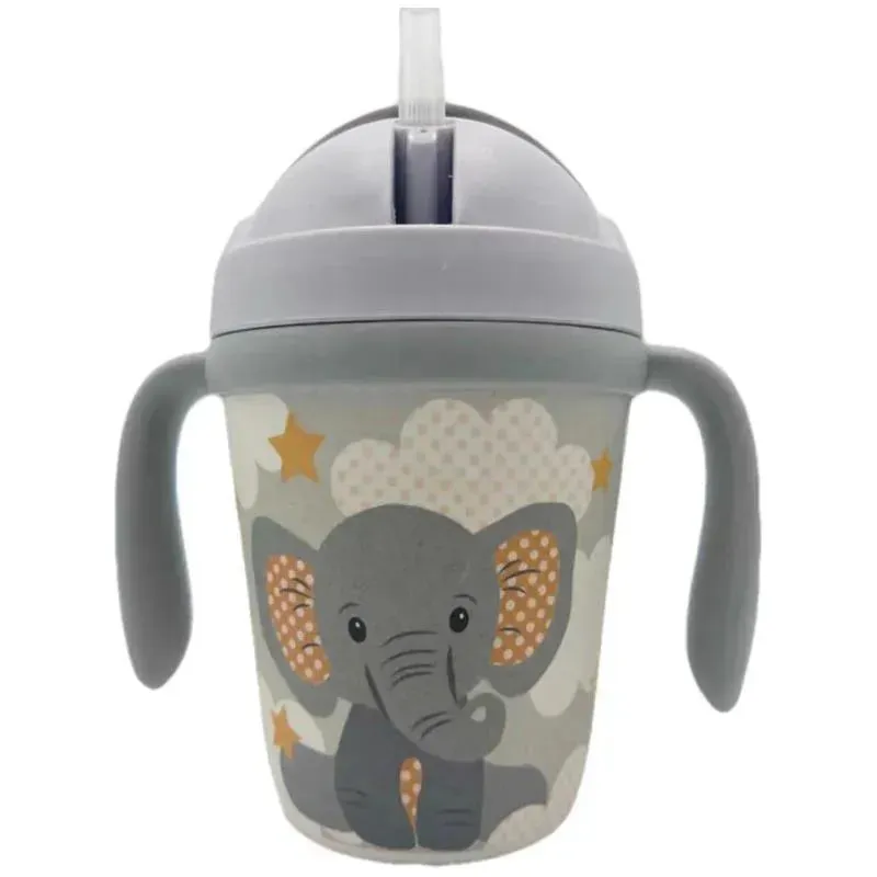 Primo Passi - Kids Bamboo Set Suction Plate & Cup, Little Elephant - Image 2